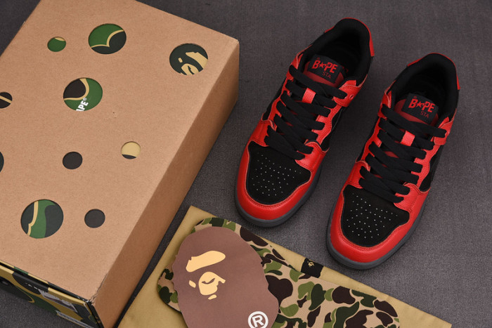 a bathing ape bape sta low copshoe bp-023