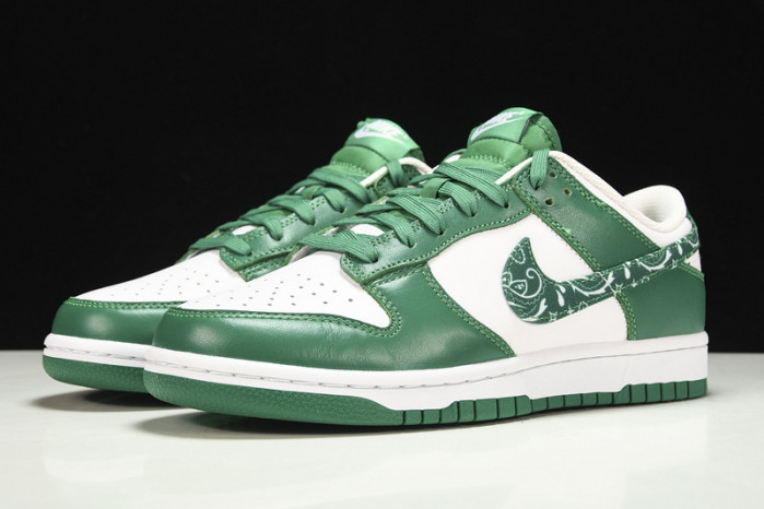 nike dunk low ess "green paisley" dh4401-102