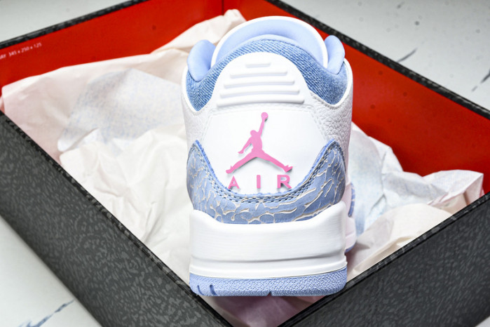 Air Jordan 3 Retro GS White Pink Glow HQ0784-101