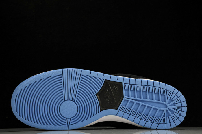 nike sb dunk low black university blue - 304292-048