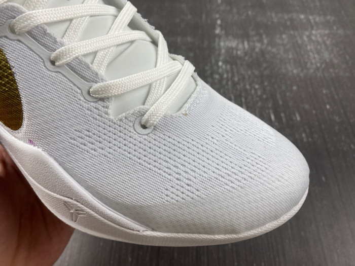 nike kobe 8 protro white metallic gold fv6325-102