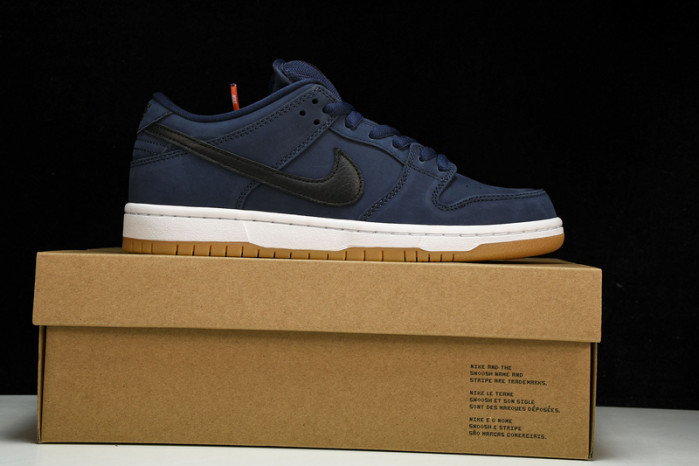 nike sb dunk low navy black gum - cw7463-401