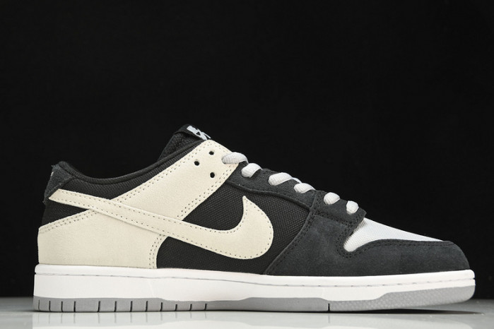 sb zoom dunk low pro black wolf grey white 854866-001