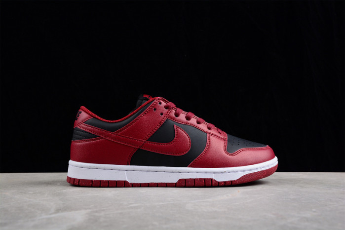 nike dunk low next nature dark red black dn1431-002