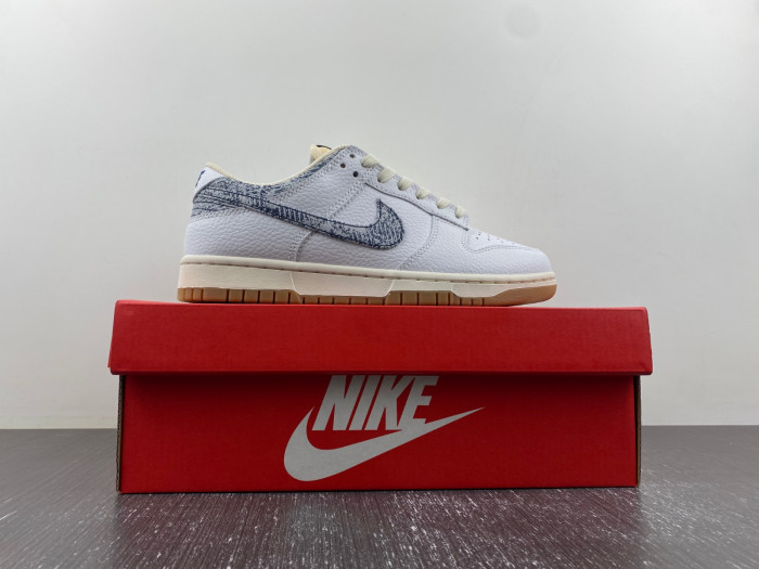 dunk low washed denim fn6881-100