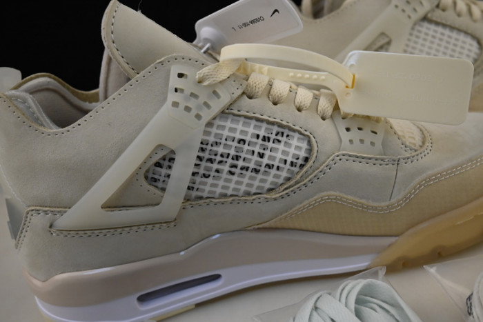 jordan 4 retro off-white sail - cv9388-100