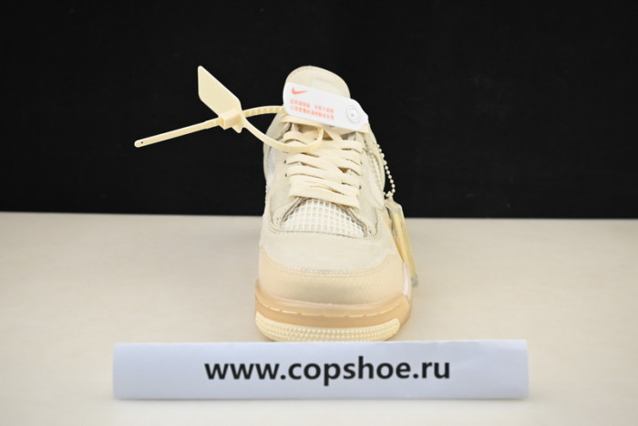 jordan 4 retro off-white sail - cv9388-100