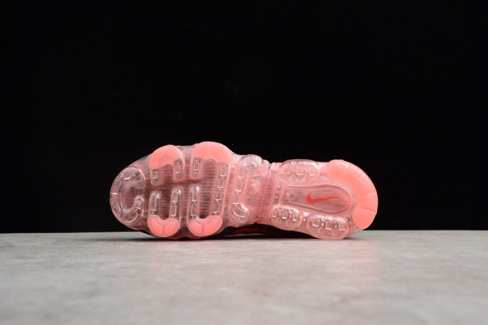 nikelab air vapormax flyknit black/big red womens aa3859-016