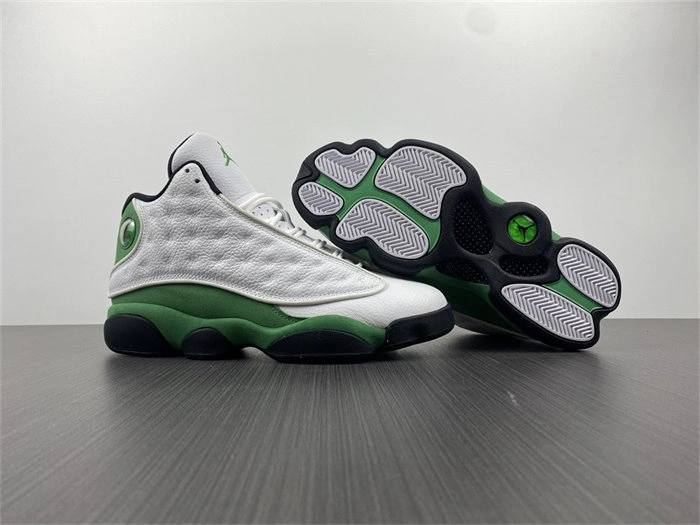 Jordan 13 Retro White Lucky Green DB6537- Trendy 4172