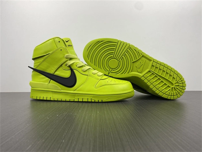 Nike Dunk High AMBUSH Flash Lime CU7544- ZipUp 4837