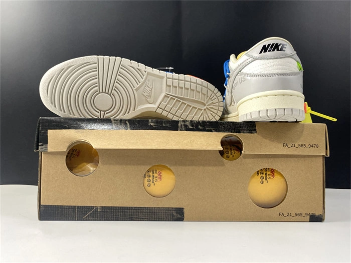 Durable Nike Dunk Low Off-White Lot 10 DM1602- 4727