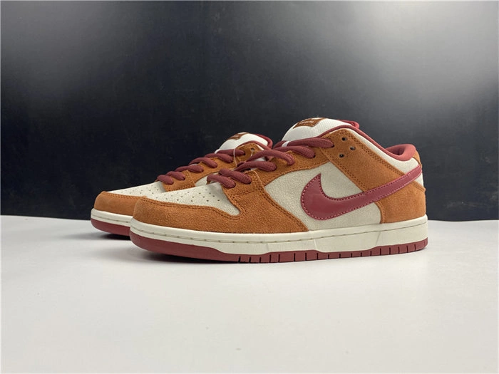 Youthful Nike SB Dunk Low Pro Dark Russet Cedar BQ6817- 4914