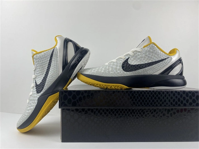 Nike Zoom Kobe 6 White Del Sol 436311- Durable 4998